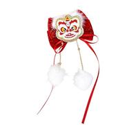 Pince à cheveux dragon pour fille enfant broderie dragon sac porte-bonheur clip enfants nœud épingle à cheveux ensemble pince à cheveux dragon année pince à cheveux