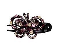 Pince à cheveux Dressing Trendy Women Strass - Papillons pince à cheveux lilas clair