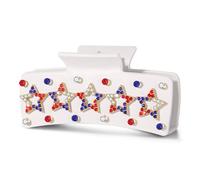 Pince à cheveux du 4 juillet pour femme, drapeau américain, étoile américaine, pince à cheveux patriotique rouge, blanche et bleue, accessoires du 4 juillet, accessoires pour tenues, cadeaux de fête