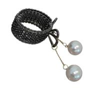 Pince à cheveux durable pour femme - Élégante et polyvalente - Petits pompons - Pour fête de mariage