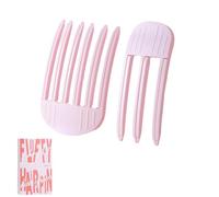 Pince à cheveux duveteux avec tête de mort haut artefact bouclés cheveux pad épingle à cheveux frange haute D4G8 Racines Styling Tool Seamless Skull