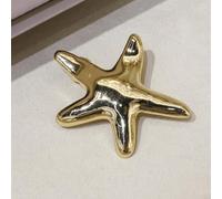 Pince à cheveux électrique rétro en forme d'étoile d'amour pour femme, accessoire de cheveux tendance en alliage avec couleurs vives, jolie barrette pour usage quotidien, fêtes, jeux de rôle (01)