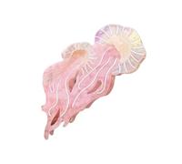 Pince à cheveux élégante en acétate de méduse - Design unique - Accessoire de cheveux pour femme - Pour les sorties quotidiennes et les réunions décontractées - Pince à cheveux féminine avec une forte