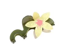 Pince à cheveux élégante en forme de fleur, Barrette d ' ornement de cheveux de mariage pour femmes, thème Nature avec poignée sécurisée, épingle à cheveux antidérapante