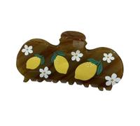 Pince à cheveux élégante en forme de fruits pour queues de cheval, chignons, maison, bureau, occasions