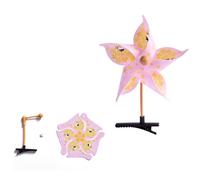 Pince à cheveux élégante en forme de moulin à vent - Facile à assembler - Accessoire tendance - Pour un usage quotidien et une fête de festival