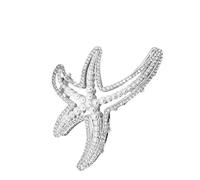 Pince à cheveux élégante en forme d'étoile de mer avec strass en alliage pour femme à la mode accessoire de coiffure