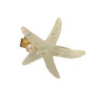 Pince à cheveux élégante en forme d'étoile de mer/coquillage Accessoire de tenue côtière Bijoux Accessoires de mode pour filles Accessoire pour femme