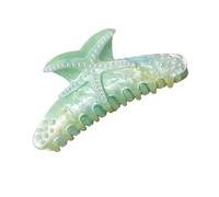 Pince à cheveux élégante en forme d'étoile de mer pour femmes et filles avec strass scintillants en acrylique solide pour chignon
