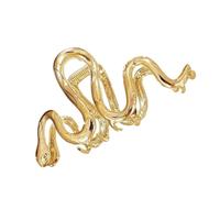 Pince à cheveux élégante série sombre serpent mystérieuse pince à cheveux clip queue de cheval support pour festival de musique et diverses tenues