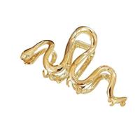 Pince à cheveux élégante série sombre serpent mystérieuse pince à cheveux clip queue de cheval support pour festival de musique et diverses tenues