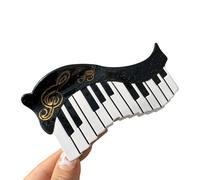 Pince à cheveux en acétate avec bande de saxophone rétro pour femme tendance et amateurs de musique rétro