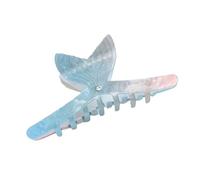 Pince à cheveux en acétate multicolore, poisson pour femmes, accessoires de vacances, sirènes solides et confortables, multicolore