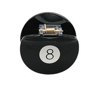 Pince à cheveux en acétate noire à 8 balles pour femme, pince à cheveux kitsch pour filles et femmes