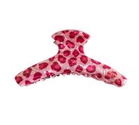 Pince à cheveux en acrylique Animal rose à la mode, Barrette à porter confortable, épingle à cheveux décorative pour le travail scolaire ou la fête, pince à cheveux antidérapante