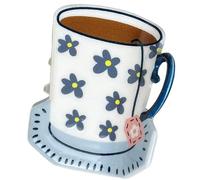 Pince à cheveux en acrylique avec impression tasse de café unique, légère, durable, accessoires de cheveux élégants