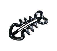 Pince à cheveux en arête de poisson Barrette à ressort décorative en forme de pointillé pour frange latérale brins de quotidien Accent ludique Barrette en arête de poisson accessoire de cheveux