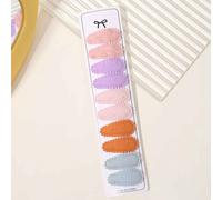 Pince À Cheveux En Coton Imprimé Pour Filles,Tissu À Carreaux,Mini Bb,Vêtements De Sauna Pour Cheveux,Accessoires Pour Cheveux De Bébé,Cadeau De Nouvel An, - Type 3644-8 1set