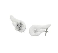 Pince à cheveux en forme d ' aile de flocon de neige en peluche, 1 paire, décoration de cheveux à la mode, épingle à cheveux pour amoureux d ' anime et adolescents, jolie Barrette de cheveux d ' anime
