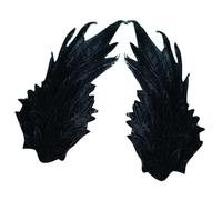 Pince à cheveux en forme d'aile délicate avec broderie double couche délicate pour un usage quotidien