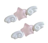 Pince à cheveux en forme d'aile d'étoile pour filles, épingles à cheveux légères en forme de bec de canard pour un usage quotidien et les fêtes, accessoires de cheveux de printemps