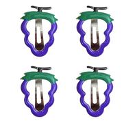 Pince à cheveux en forme d'ananas - Style décontracté - Motif : fraise douce - Épingle à cheveux plate - Années 2000 - Pour bouquets - Accessoires de mode pour enfants