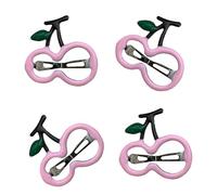 Pince à cheveux en forme d'ananas - Style décontracté - Motif : fraise douce - Épingle à cheveux plate - Années 2000 - Pour bouquets - Accessoires de mode pour enfants