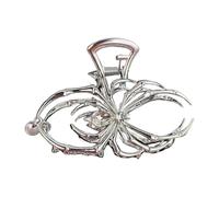Pince à cheveux en forme d'araignée en métal pour Halloween - Pinces à cheveux gothiques pour filles, accessoires de cheveux d'Halloween pour rendez-vous, pire, pire
