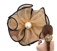 Pince à cheveux en forme de | Accessoire de cheveux en forme de | Pince à cheveux en acrylique avec perle | Barrettes à cheveux antidérapantes pour femme et fille