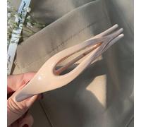 Pince À Cheveux En Forme De Bec De Canard Pour Femmes, 1 Pièce, Couleur Morandi, Grande Taille, Épingle À Cheveux, Clip Supérieur, Pince À Cheveux En Plastique, Pinces À Crabe, Maquillage, Couvre Chef