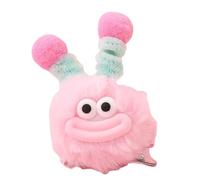 Pince à cheveux en forme de bouche, accessoire en forme de saucisse, joli motif dessin animé, support antidérapant pour barrettes à pompons épais ou fins