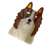 Pince à cheveux en forme de chien avec griffe pour femme, pince à cheveux en forme de chien, épingle à cheveux en forme de chien, épingle à cheveux en forme de chien de dessin animé, épingle à cheveux