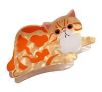 Pince à cheveux en forme de chien/chat de dessin animé pour femme Pince à cheveux pour cheveux fins Antidérapante Plusieurs types peuvent choisir une pince à cheveux