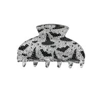 Pince à cheveux en forme de citrouille d'Halloween pour femme, carnaval, queue de cheval haute, pince à mâchoire délicate pour filles chaudes, petite griffe, femme, épaisse, antidérapante, en PVC fin