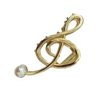 Pince à cheveux en forme de clé de musique - Pince à cheveux en forme de guitare - Accessoires élégants sur le thème de la musique pour femmes et filles, parfait pour les concerts et le style