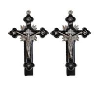 Pince à cheveux en forme de croix pour filles punkstyle punkstyle clip latéral pince bec de canard barrettes à cheveux en métal pour adolescents outils de façonnage de cheveux