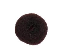 Pince à cheveux en forme de donut éponge, 3 couleurs | Mousse éponge cheveux chignon fabricant grand anneau accessoires for cheveux(Brown L)
