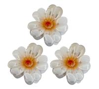 Pince à Cheveux en Forme de Fleur 3 Pièces D'Accessoires De Coiffure À | Pinces Griffe Pour Cheveux Épais Et Fins Pour Épouse Petite Amie Sœur Et Fille