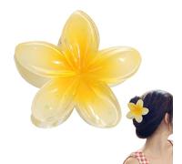 Pince à cheveux en forme de fleur hawaïenne - Pinces à cheveux colorées en forme de plumria - Accessoires pour cheveux en fleurs tropicales | Pinces à cheveux légères en forme de fleur de frangipanier