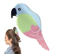 Pince à cheveux en forme de griffe de perroquet - Accessoire pour cheveux de 4,53 pouces | Clip de style acrylique - Confort coloré et durable pour le travail, l'école, les fêtes, les exercices, les