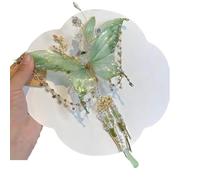 Pince à cheveux en forme de larmes de papillon, design papillon et perles pour coiffures, grandes pinces à cheveux en forme d'aile de fée, barrette élégante pour fête au quotidien