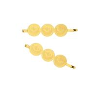 Pince à cheveux en forme de pièce de monnaie plaquée or, bijoux ethniques pour demoiselle d'honneur, accessoires pour cheveux, vêtements pour cheveux