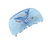 Pince à cheveux en forme de poisson - Grande pince à cheveux - Élégante et large - Pour filles