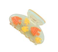 Pince à cheveux en forme de poisson - Grande pince à cheveux - Élégante et large - Pour filles