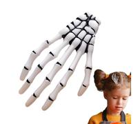 Pince à cheveux en forme de tête de mort, accessoires pour cheveux gothiques - Boule oculaire, tendance, punk, rock, griffe de diable, unique pour fête, enfants et adultes, costume de cosplay