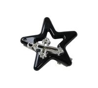 Pince à cheveux en forme d'étoile, barrette décorative rétro pour frange, mèches lâches, usage quotidien, streetwear, pince à cheveux rétro, accessoire de cheveux rétro, épingle à cheveux décorative