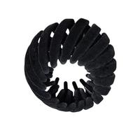 Pince à cheveux en forme d'oiseau, pinces à cheveux en forme de nid d'oiseau, pinces à cheveux de coiffage, porte-queue de poney en tissu velours pour la fabrication de queue de poney, de bun et