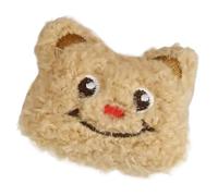 Pince à cheveux en fourrure d'ours au beurre - Broche pour fête d'anniversaire