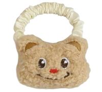 Pince à cheveux en fourrure d'ours au beurre - Broche pour fête d'anniversaire