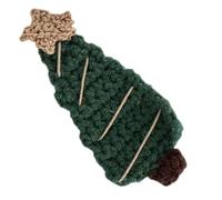 Pince à cheveux en laine faite à la main en forme de sapin de Noël, plusieurs couleurs, barrettes à cheveux pour enfants et femmes pendant les vacances